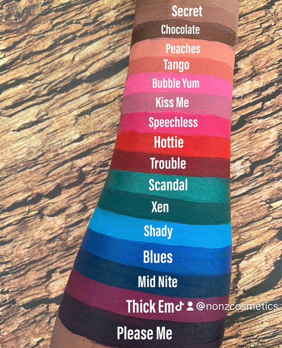16 shades of Lipstick